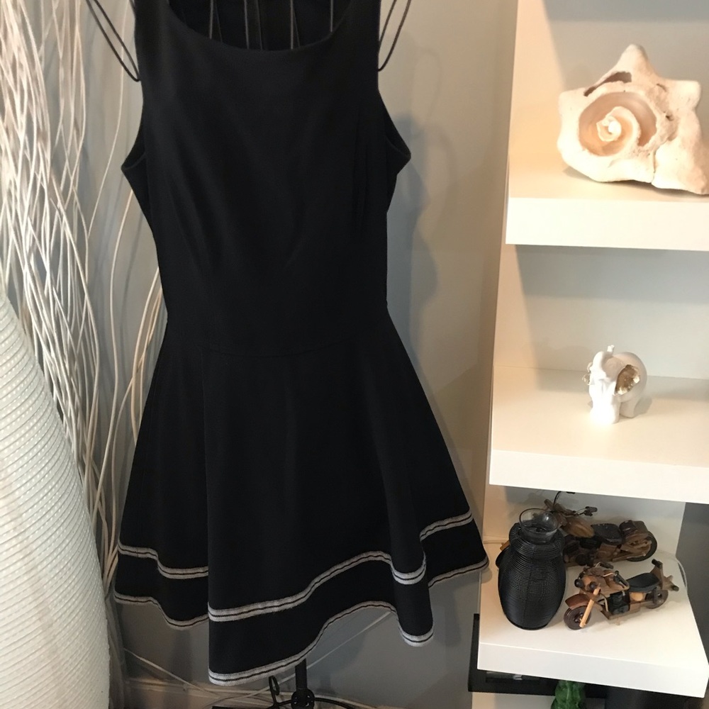 Hype scuba black classy dress